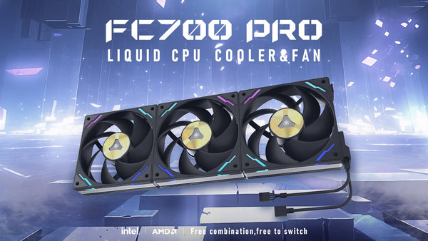 TCOMAS FC700 PRO 3 in 1 ARGB Black (TH-TFC7P3B) 機箱風扇套裝