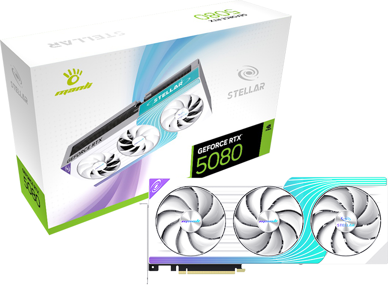 Manli GeForce RTX 5080 STELLAR X3 16GB GDDR7