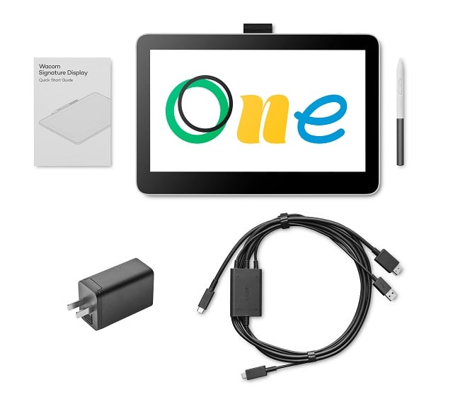 Wacom One 13 手寫觸控液晶顯示器(3-in-1) (DTH134W4D)