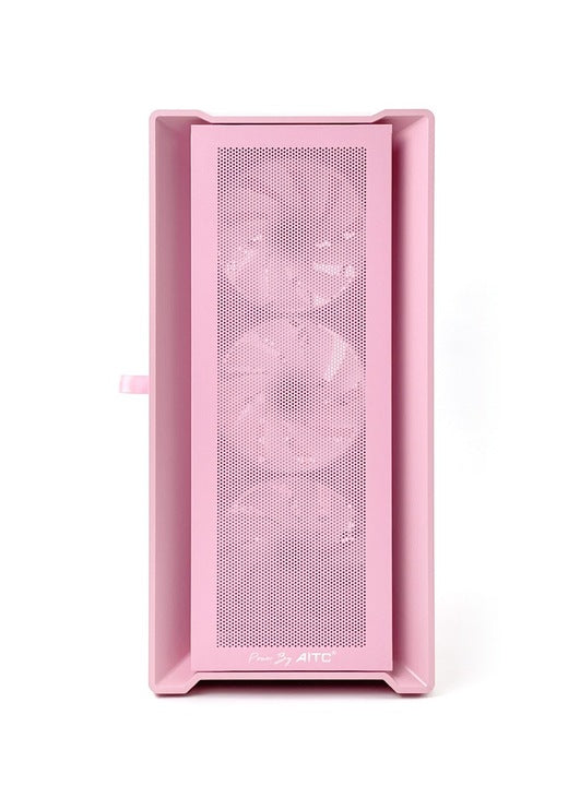 AITC Kingsman Gaming CuBic Pink 粉紅色Tempered Glass Micro-ATX Case