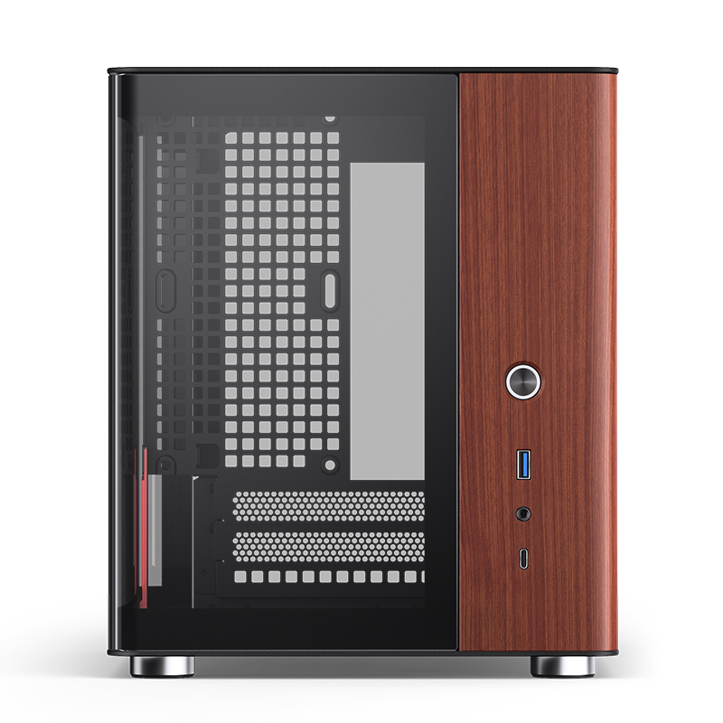 JONSBO TK-0 Black 黑色 曲面玻璃全景 ITX Case