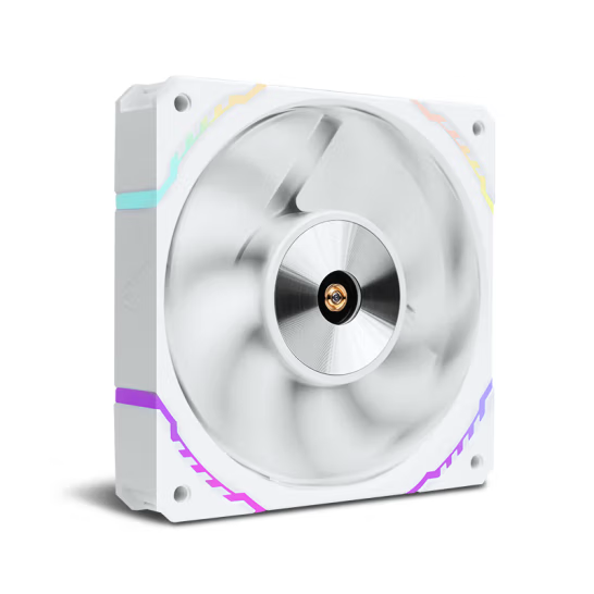 VALKYRIE ARGB 12CM PWM 反葉 Case Fan - White 白色 VK-S12R-WH