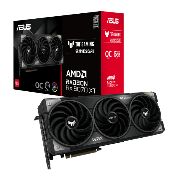 (少量現貨) ASUS TUF Radeon RX 9070 XT OC 16GB GDDR6 TUF-RX9070XT-O16G-GAMING (DI-A907XY1)