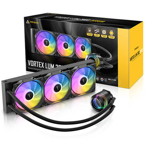 ANTEC VORTEX LUM 360 ARGB Black Black 360mm Liquid CPU Cooler 