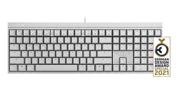 CHERRY MX 2.0S 白框 無光機械式鍵盤 (青軸) G80-3820