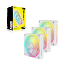 Corsair iCUE LINK LX120 RGB Starter Kit White 120mm PWM PC Case Triple Pack (3件裝) (CO-9051030-WW)