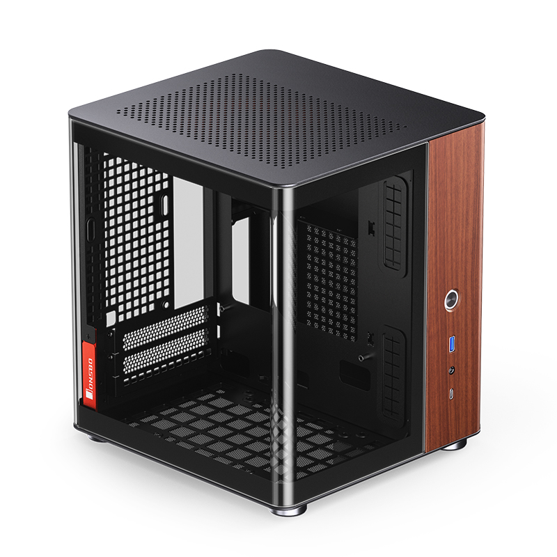 JONSBO TK-0 Black 黑色 曲面玻璃全景 ITX Case