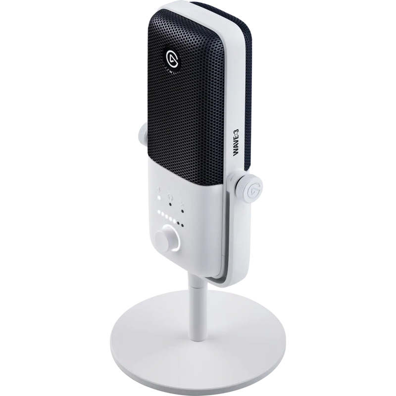 【限時優惠】Elgato Wave:3 24-bits 96kHz Premium White 白色 高級USB電容式麥克風 (CO-EL-WAVE:3-W)