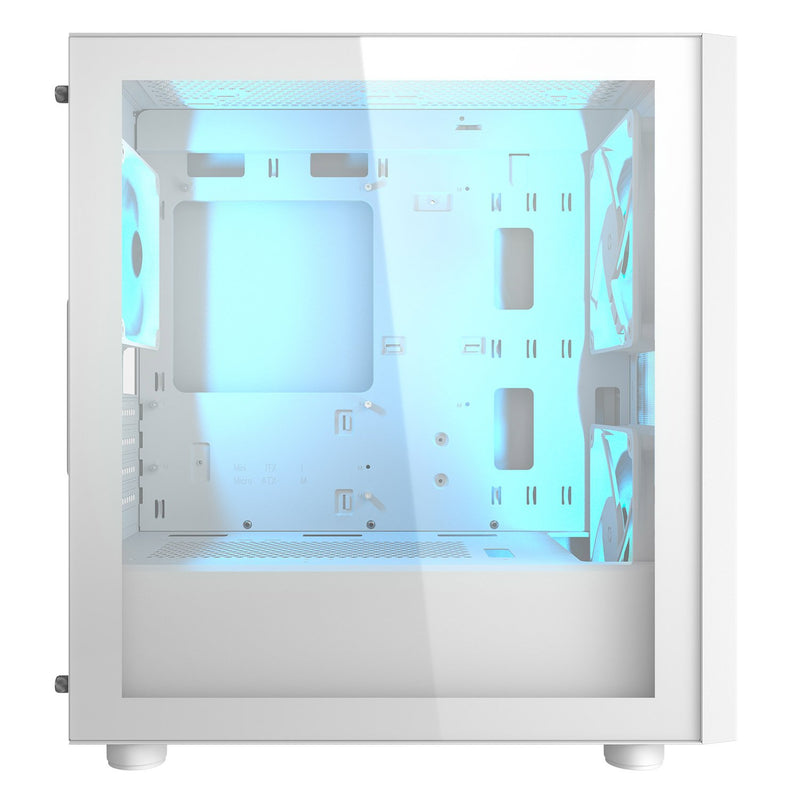 Cougar Uniface Mini RGB White White Tempered Glass Micro-ATX Case 