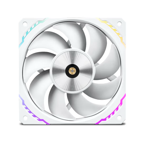 VALKYRIE ARGB 12CM PWM 反葉 Case Fan - White 白色 VK-S12R-WH