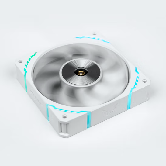 VALKYRIE ARGB 12CM PWM 反葉 Case Fan - White 白色 VK-S12R-WH