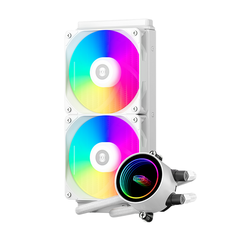 PCCOOLER DA240 ARGB White 白色 240mm Liquid CPU Cooler