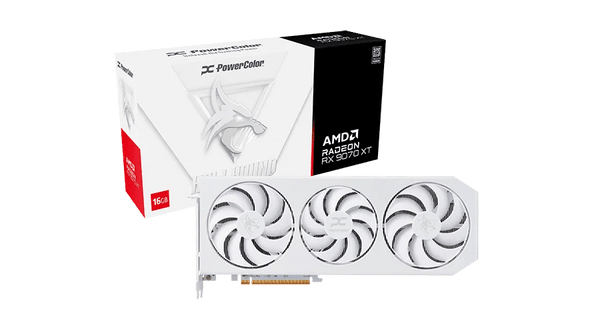 (少量現貨) POWERCOLOR Radeon RX 9070 XT HELLHOUND WHITE 16GB GDDR6