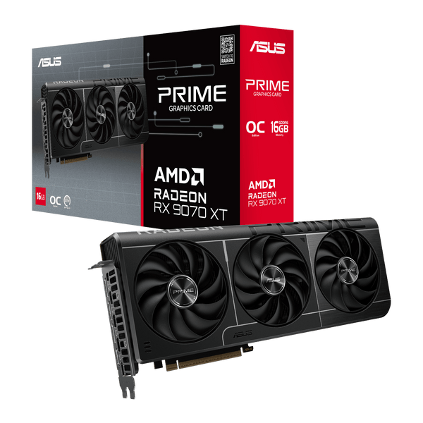 (少量現貨) ASUS PRIME Radeon RX 9070 XT OC 16GB GDDR6 PRIME-RX9070XT-O16G (DI-A907XR1)
