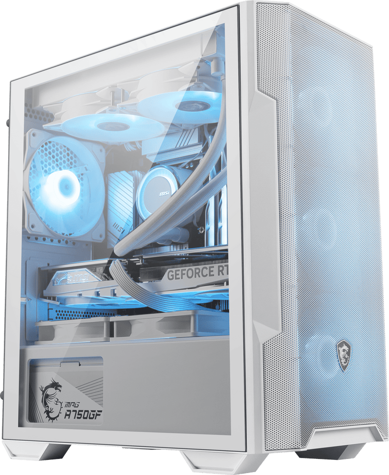 MSI MAG FORGE M100R WHITE 白色 Micro ATX Tower Case (CA-MAFM10W)