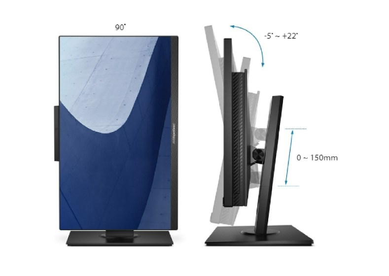 ASUS ExpertCenter E5 AIO 24 - Black / 23.8"FHD/i5-1340P/2x8G/1TB SSD/W11H/3Y OSS (HAS stand) - E5402WVAK-BA052W