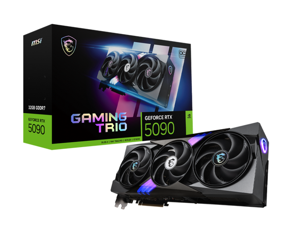 (預訂) MSI GeForce RTX 5090 GAMING TRIO OC 32GB GDDR7