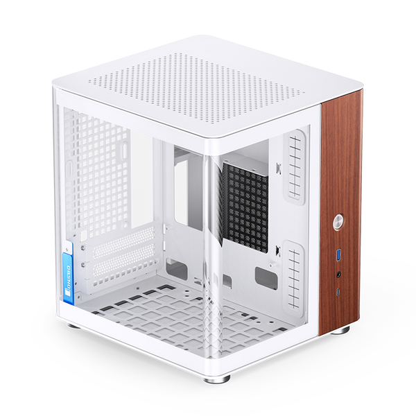 JONSBO TK-0 White 白色 曲面玻璃全景 ITX Case