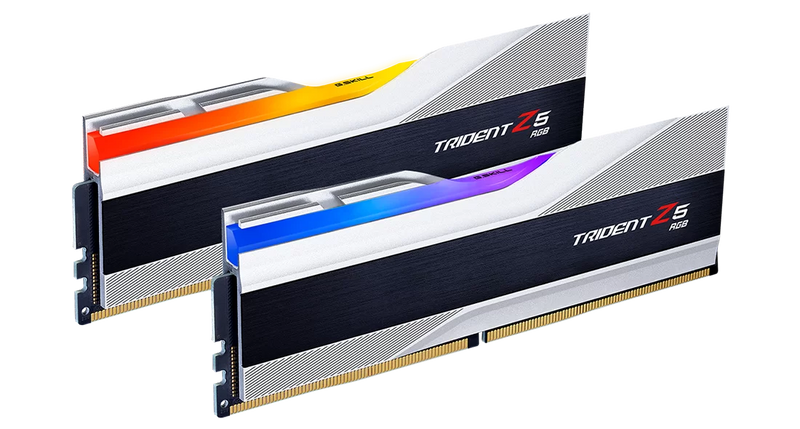 G.SKILL 32GB Kit (2x16GB) Trident Z5 RGB Silver F5-6000J3040F16GX2-TZ5RS DDR5 6000MHz Memory