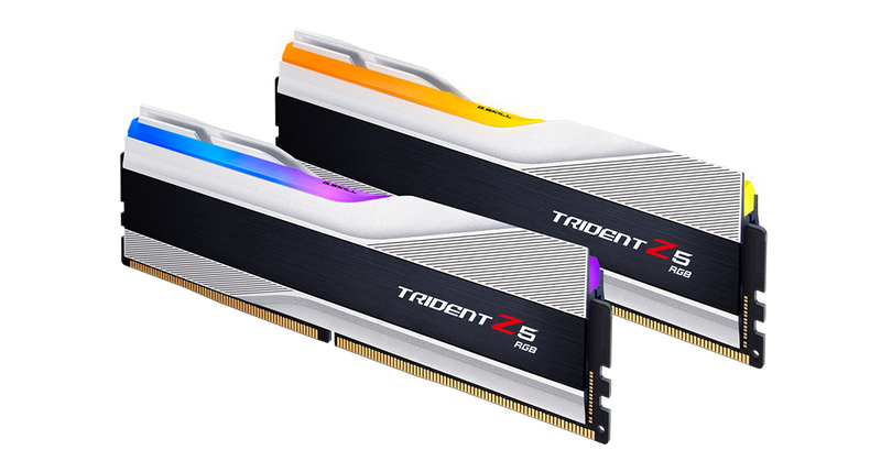 G.SKILL 32GB Kit (2x16GB) Trident Z5 RGB Silver 銀色 F5 G.SKILL 32GB Kit (2x16GB) Trident Z5 RGB Silver 銀色 F5