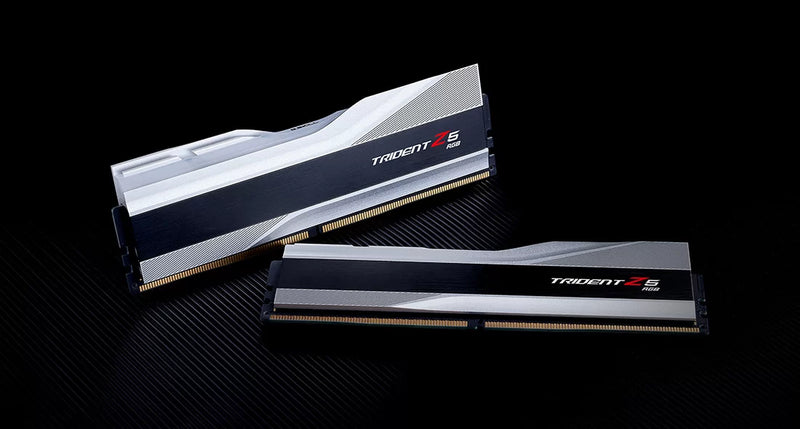 G.SKILL 32GB Kit (2x16GB) Trident Z5 RGB Silver F5-6000J3238F16GX2-TZ5RS DDR5 6000MHz Memory