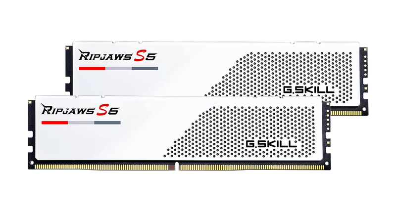 G.SKILL 32GB Kit (2x16GB) Ripjaws S5 White F5-5600J3636C16GX2-RS5W DDR5 5600MHz Memory