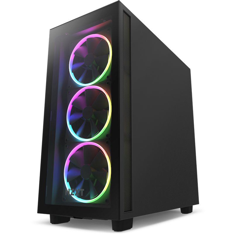 NZXT H7 ELITE BLACK ARGB Mid-Tower Case (CM-H71EB-01)