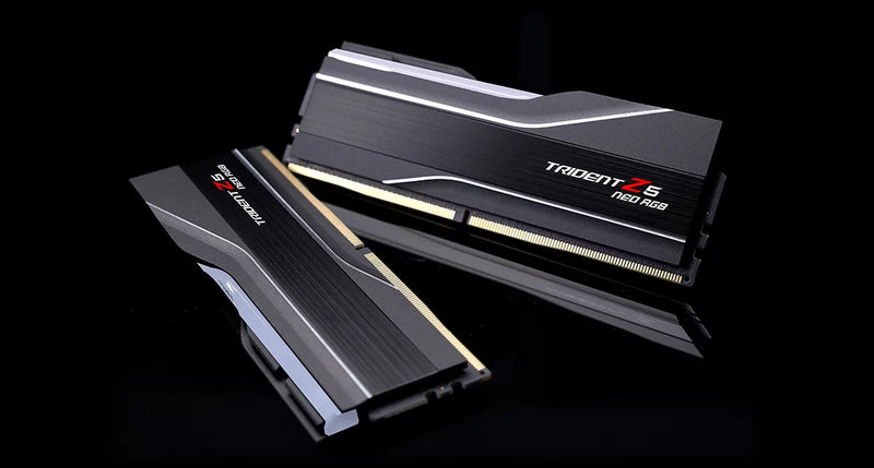 G.SKILL 32GB Kit (2x16GB) Trident Z5 Neo RGB Black F5-6000J3038F16GX2-TZ5NR DDR5 6000MHz Memory AMD EXPO