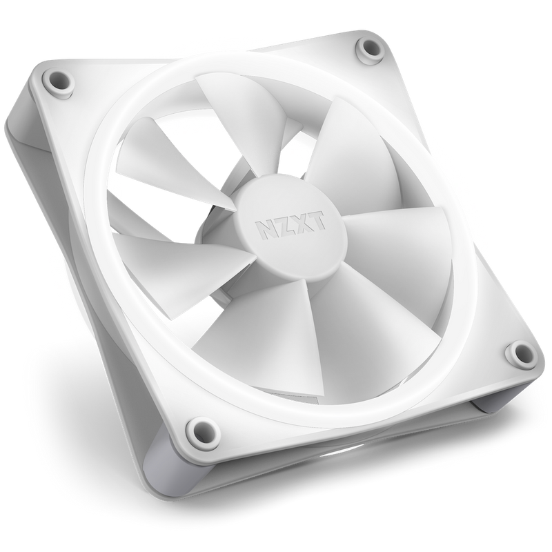 NZXT F120 RGB DUO WHITE White 12cm Case Fan RF-D12SF-W1