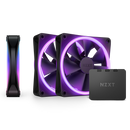 NZXT F120 RGB DUO Triple Pack 3xFan Kit with RGB Controller 三風扇組合附控制器 12cm Case Fan RF-D12TF-B1