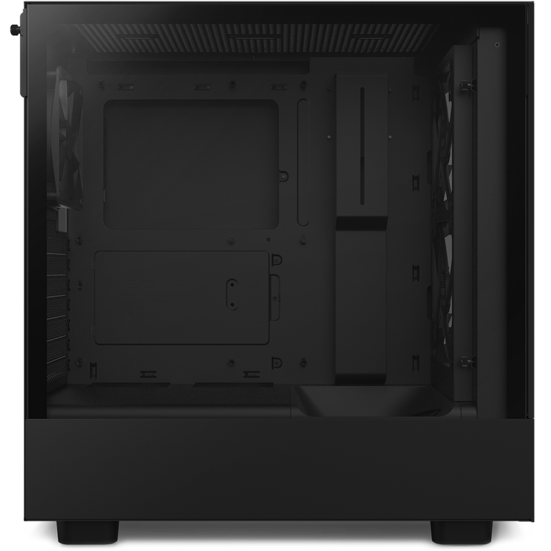 NZXT H5 FLOW RGB (2023) Matte Black Tempered Glass ATX Case CM-H51FB-R1