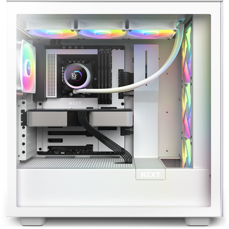 NZXT Kraken 360 RGB WHITE 白色 with LCD Display 360mm Liquid CPU Cooler RL-KR360-W1