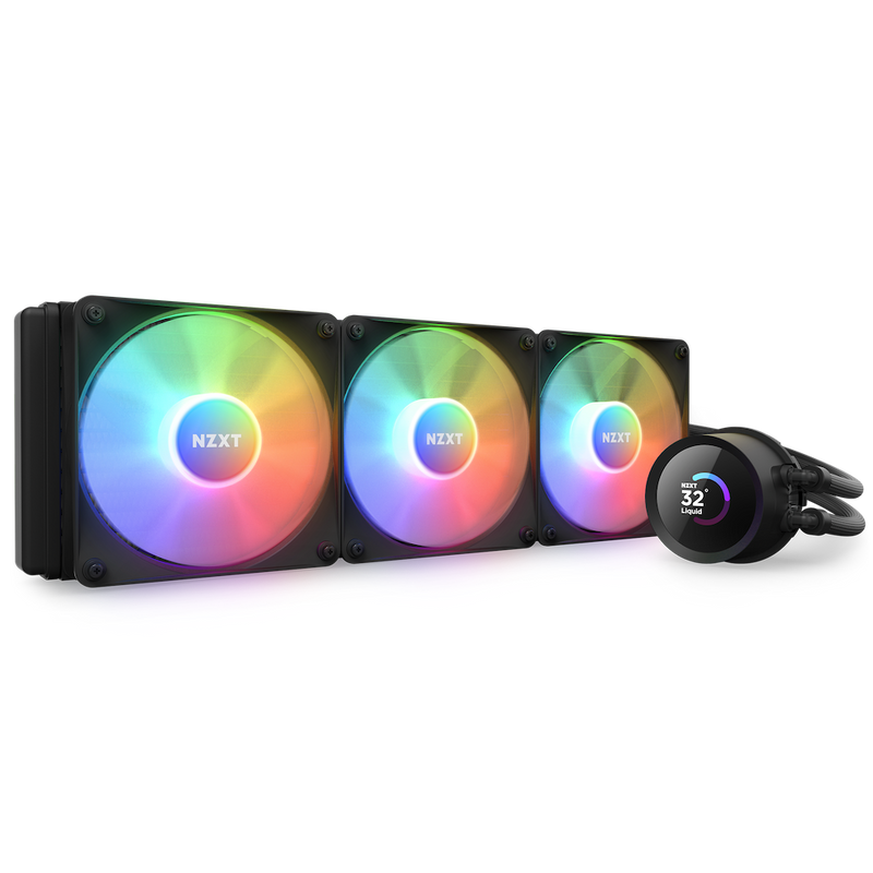 NZXT Kraken 360 RGB with LCD Display 360mm Liquid CPU Cooler RL-KR360-B1