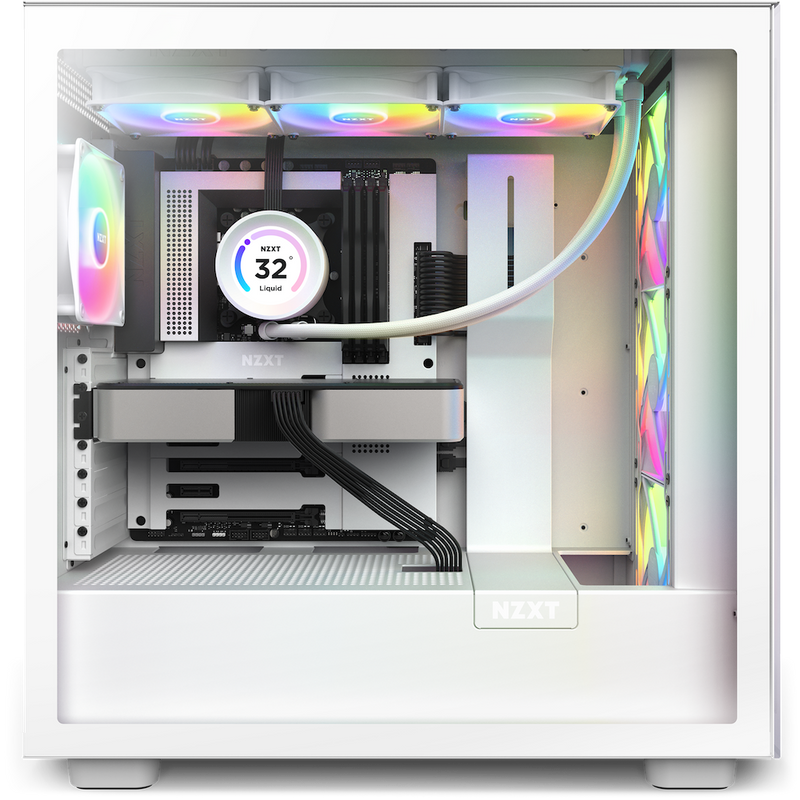 NZXT Kraken Elite 360 ​​RGB WHITE with LCD Display 360mm Liquid CPU Cooler RL-KR36E-W1