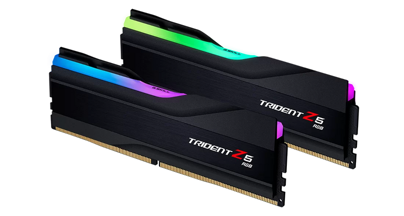 G.SKILL 48GB Kit (2x24GB) Trident Z5 RGB Black F5-6800J3446F24GX2-TZ5RK DDR5 6800MHz Memory