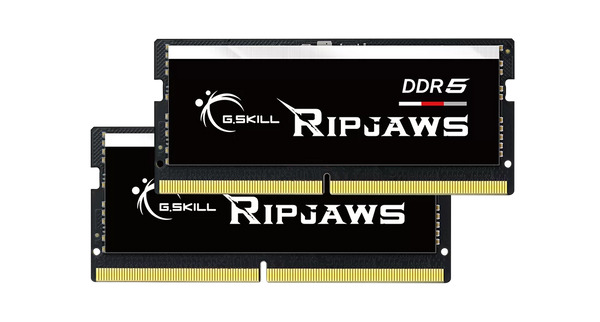 G.SKILL DDR5 SODIMM Ripjaws 32GB Kit (2x16GB) DDR5 5600MHz F5-5600S4040A16GX2-RS Memory (Intel XMP 3.0)