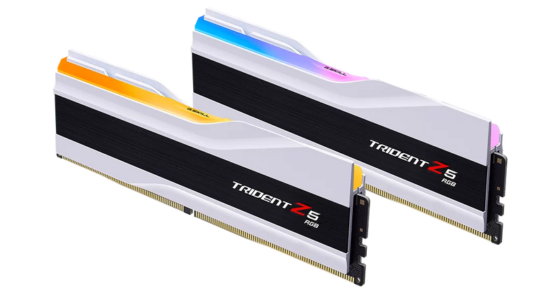 G.SKILL 32GB Kit (2x16GB) Trident Z5 RGB White F5-6000J3636F16GX2-TZ5RW DDR5 6000MHz Memory