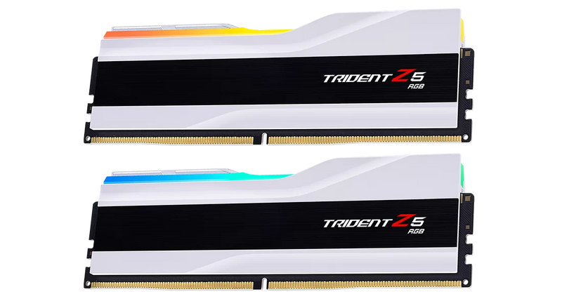 G.SKILL 64GB Kit (2x32GB) Trident Z5 RGB White 白色F5 G.SKILL 64GB Kit (2x32GB) Trident Z5 RGB White 白色F5