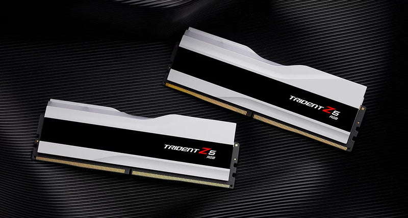 G.SKILL 64GB Kit (2x32GB) Trident Z5 RGB White F5-6400J3239G32GX2-TZ5RW DDR5 6400MHz Memory