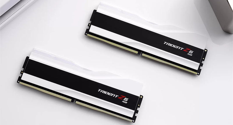 G.SKILL 32GB Kit (2x16GB) Trident Z5 RGB White F5-6400J3239G16GX2-TZ5RW DDR5 6400MHz Memory
