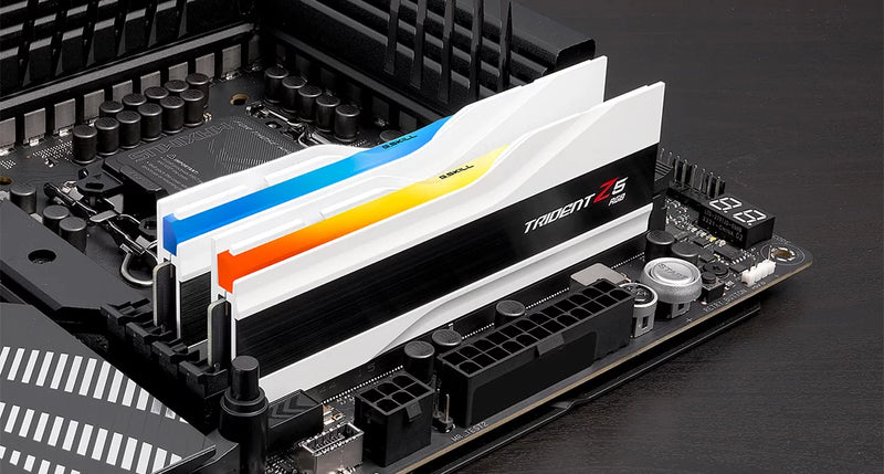 G.SKILL 64GB Kit (2x32GB) Trident Z5 RGB White F5-6400J3239G32GX2-TZ5RW DDR5 6400MHz Memory