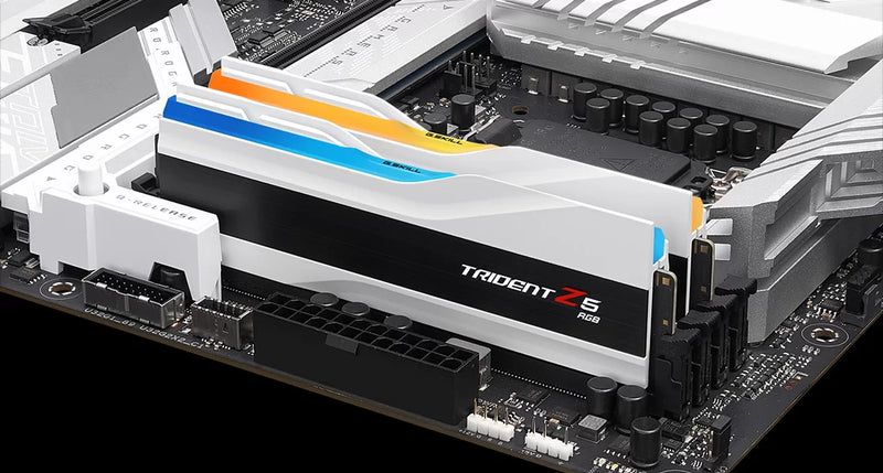 G.SKILL 64GB Kit (2x32GB) Trident Z5 RGB White F5-6400J3239G32GX2-TZ5RW DDR5 6400MHz Memory