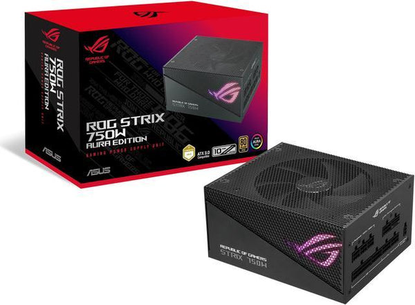 ASUS 750W ROG-STRIX-750G-AURA-GAMING ATX 3.0 80Plus Gold Full Modular Power Supply (PS-ARST75A)