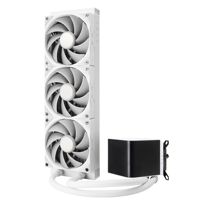 [Promotion] TRYX PANORAMA 360 ARGB White White 360mm L-shaped AMOLED Screen Liquid CPU Cooler TH-TPAN36W 