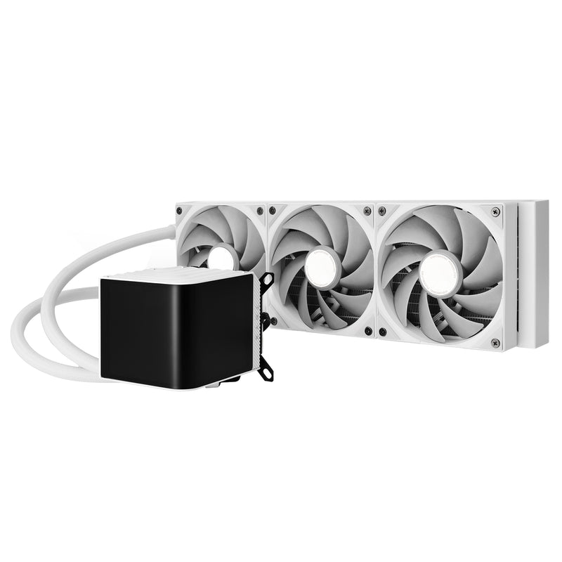 [Promotion] TRYX PANORAMA 360 ARGB White White 360mm L-shaped AMOLED Screen Liquid CPU Cooler TH-TPAN36W 