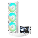 TRYX PANORAMA ARGB 360 White 白色 360mm AMOLED 曲面螢幕水冷散熱器 TH-TPUN36W