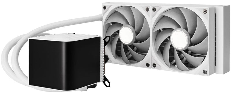 [Promotion] TRYX PANORAMA 240 White White 240mm L-shaped AMOLED Screen Liquid CPU Cooler TH-TPAN24M 