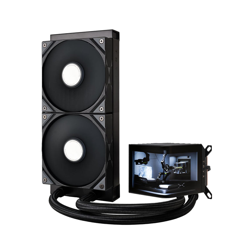 [Promotion] TRYX PANORAMA 240 Black Black 240mm L-shaped AMOLED Screen Liquid CPU Cooler TH-TPAN24 