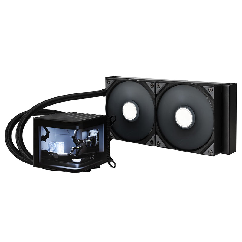 [Promotion] TRYX PANORAMA 240 Black Black 240mm L-shaped AMOLED Screen Liquid CPU Cooler TH-TPAN24 