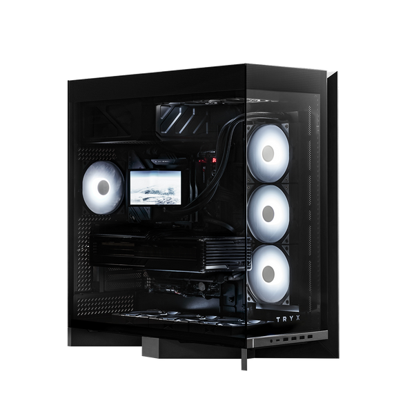 TRYX LUCA L70 Black 黑色 270° 全景 Mid-tower E-ATX PC Case CA-TL70B